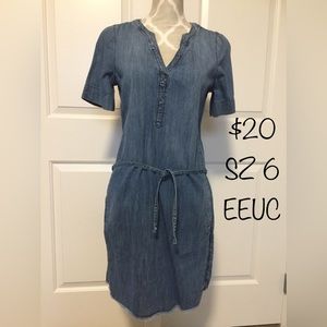 Denim Shortsleeved Dress